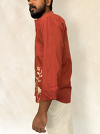 TERRACOTTA & SAND SHIRT