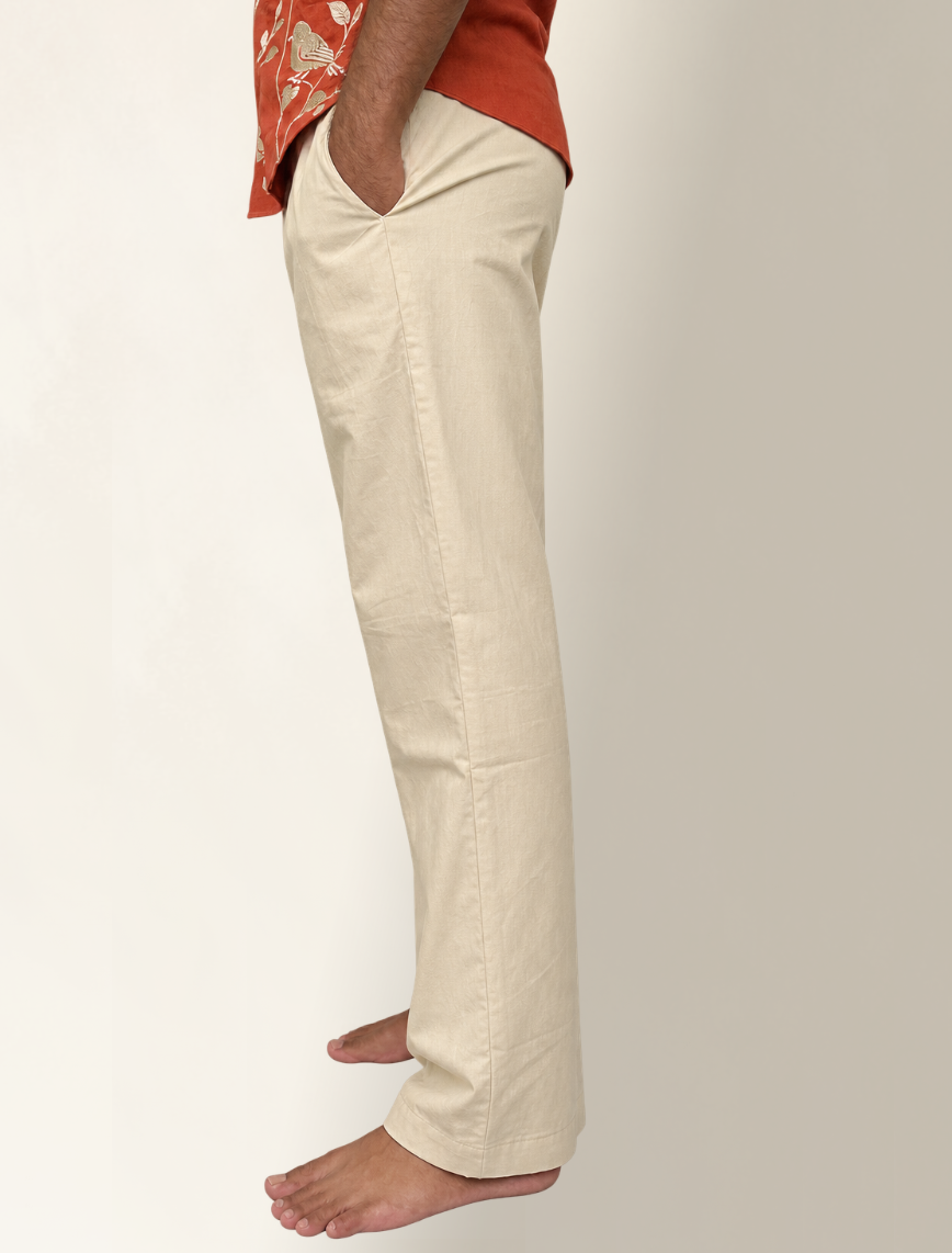 TERRACOTTA & SAND TROUSER