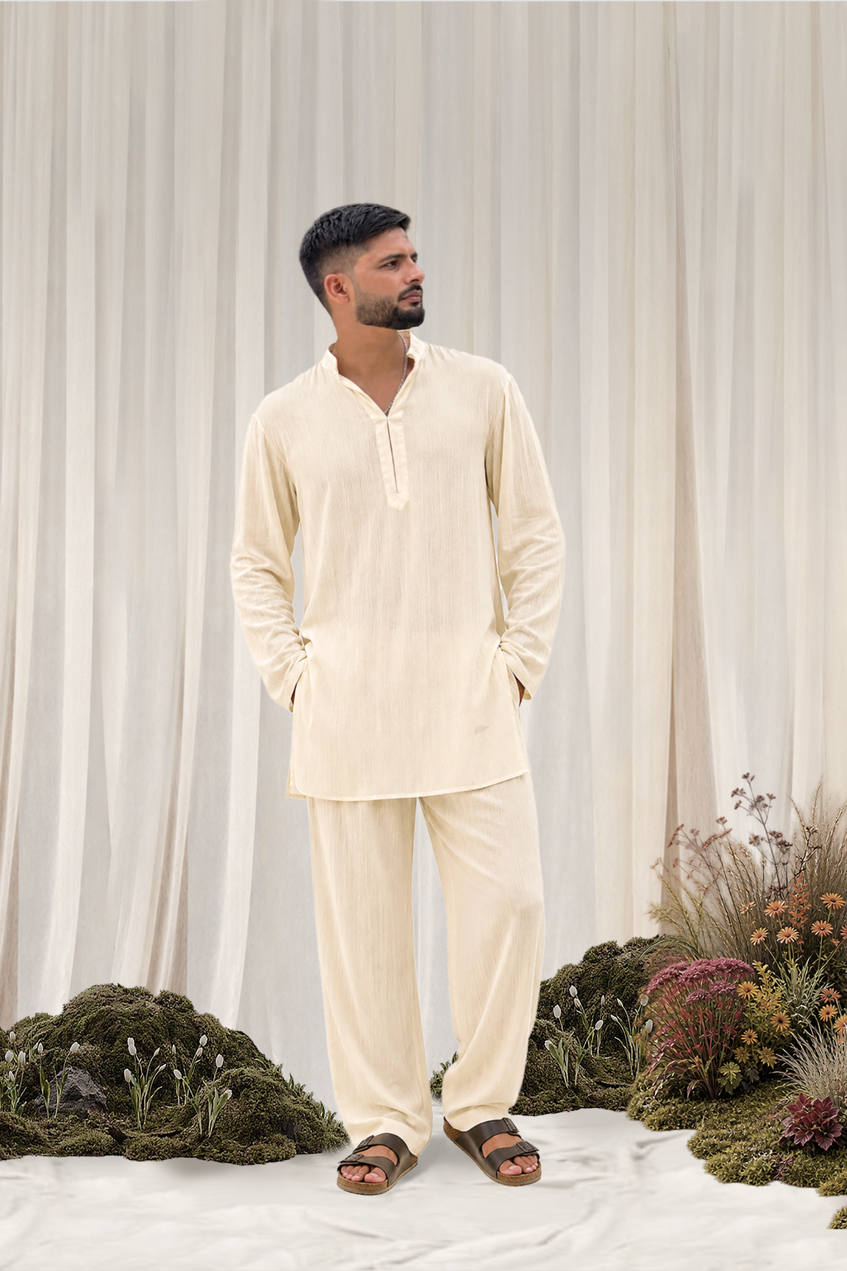 HUSH IN WEAVE KURTA SET