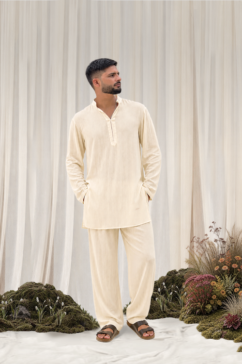 HUSH IN WEAVE KURTA SET
