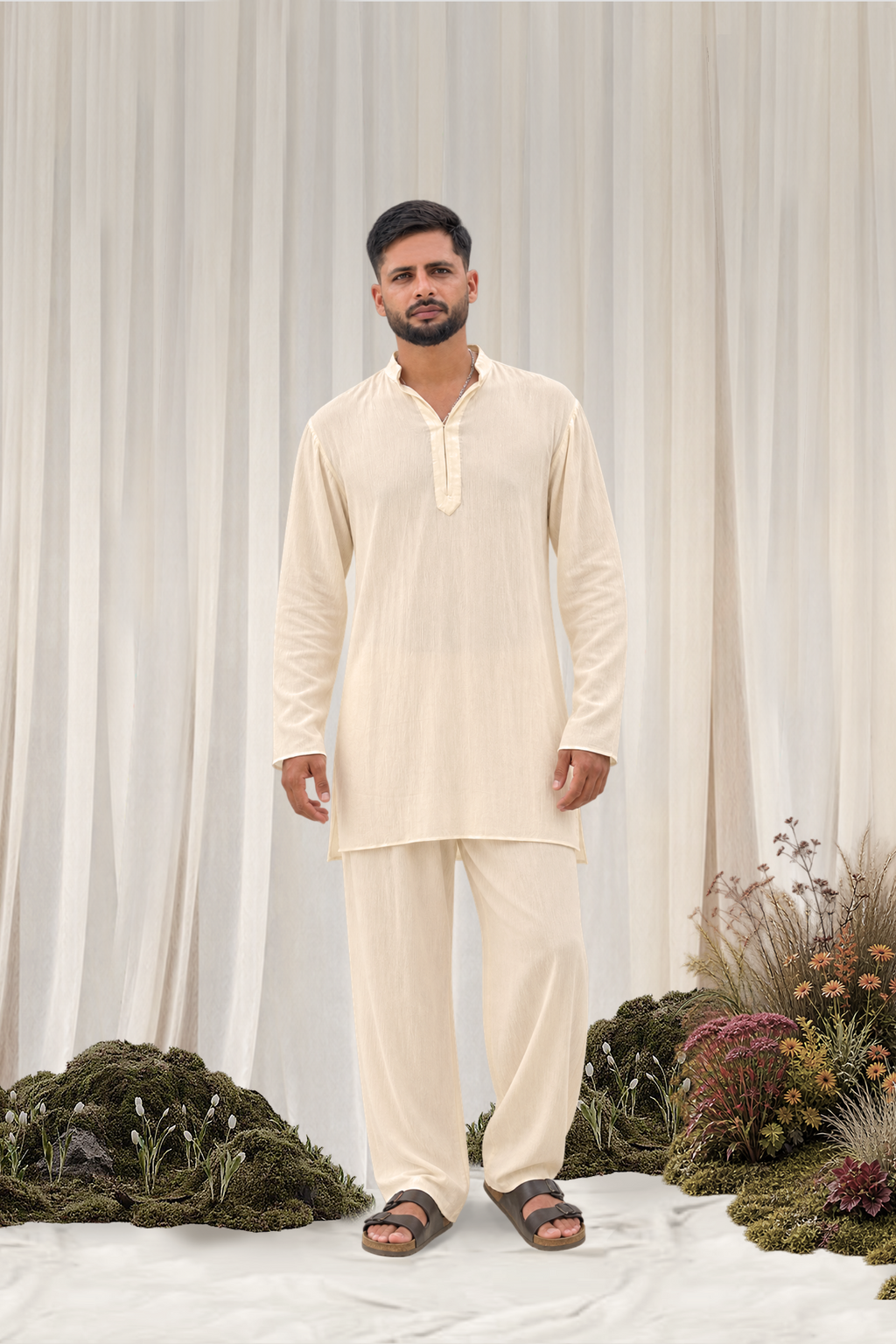 HUSH IN WEAVE KURTA SET
